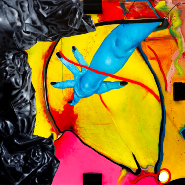 Peinture intitulée "Amour colonial" par Fred Quemmerais, Œuvre d'art originale, Huile
