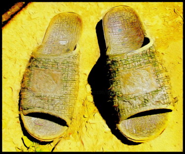 Digitale Kunst mit dem Titel "тапочки   slippers4" von Dima Dima Vil Ms Wilms (Rok Zivopisec Rock Painter), Original-Kunstwe…
