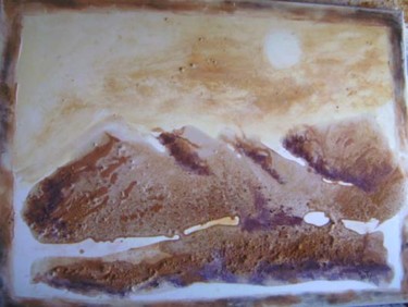 Painting titled "Sahara" by Maty, Original Artwork, Oil