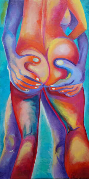 Pants-Off Dance Off #5 绘画 标题为“Pants-Off Dance Off…” 由Oberlin The Artist, 原创艺术品, 丙烯