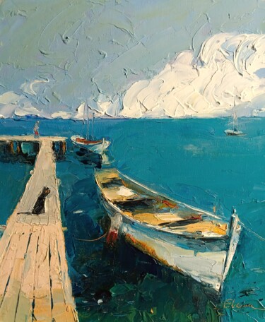 绘画 标题为“Seascape” 由Julia Elkina, 原创艺术品, 油