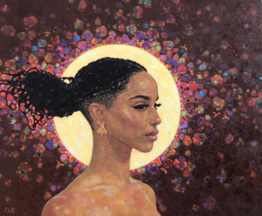 绘画 标题为“The Persephone’s Be…” 由Natalya Chepulskaya, 原创艺术品, 油 安装在木质担架架上