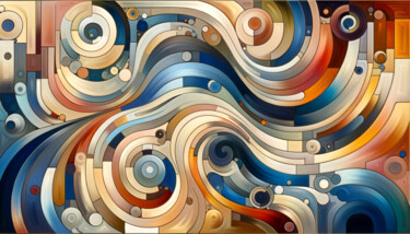 제목이 "Spiral Spectrum Ody…"인 디지털 아트 Alberto Capitani로, 원작, AI 생성 이미지