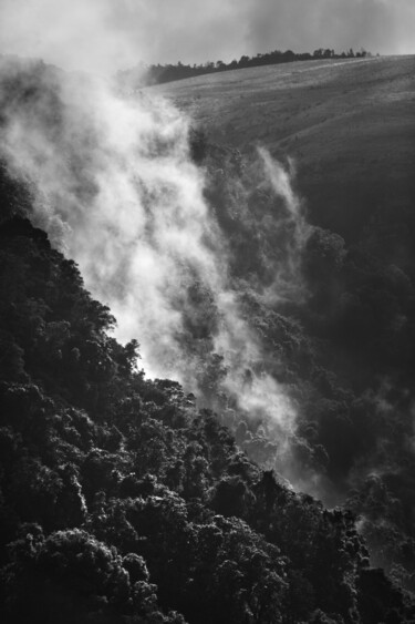 Fotografia intitolato "Mist Rising" da Jade Holing, Opera d'arte originale, Fotografia digitale