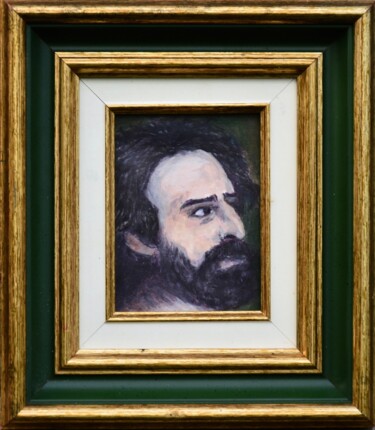 L'apôtre Saint-Pierre Peinture intitulée "L'apôtre Saint-Pier…" par Alexandre David Lejuez, Œuvre d'art originale, Acrylique Monté sur Carton