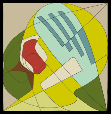 Face 绘画 标题为“Face” 由Jean-Luc Feugeas, 原创艺术品, 丙烯