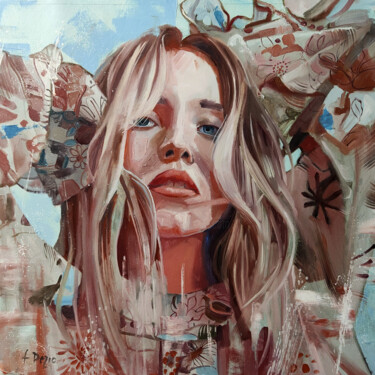 绘画 标题为“Sydney Sweeney 2” 由Francesco Dezio, 原创艺术品, 油