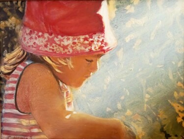 Peinture intitulée "Vendange ta vie com…" par Christel Alcala, Œuvre d'art originale, Huile Monté sur Châssis en bois