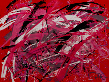 Arts numériques intitulée "Pink" par Pascal Gagné, Œuvre d'art originale, Peinture numérique
