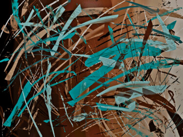Arts numériques intitulée "Aqua" par Pascal Gagné, Œuvre d'art originale, Peinture numérique