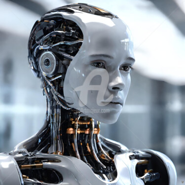 数字艺术 标题为“EMOTIONS - Robot Sa…” 由Reskatorsilver, 原创艺术品, 数字打印