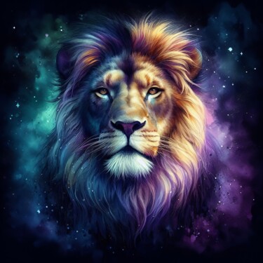 Arte digital titulada "A majestic and colo…" por Albertbs, Obra de arte original, Imagen generada por IA