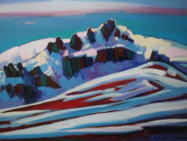 제목이 "Winter in the mount…"인 미술작품 Tigran Avetyan로, 원작, 기름