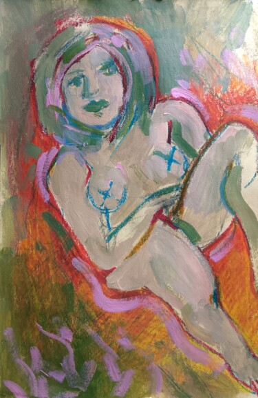 The warmth of your hands 「The warmth of your…」というタイトルの絵画 Konstantin Lakstigalによって, オリジナルのアートワーク, アクリル