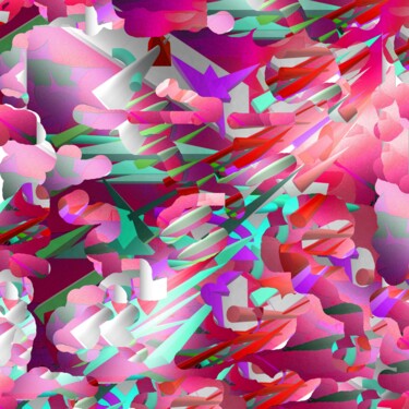 Digital Arts titled "GLI SPAZI INFINITI" by Iannilli  Laila Antonella, Original Artwork, 3D Modeling Mounted on Plexiglass