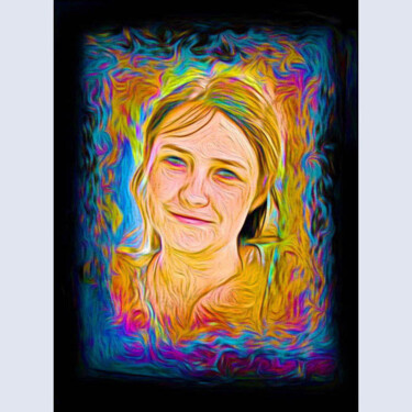 Digital Arts titled "Ирина Irina 1в" by Dima Dima Vil Ms Wilms (Rok Zivopisec Rock Painter), Original Artwork, Manipulated P…