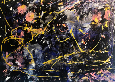 Pittura intitolato "N. 11 SEX IN THE AT…" da Bedart, Opera d'arte originale, Acrilico Montato su Alluminio