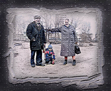 Arts numériques intitulée "родители   parents…" par Dima Dima Vil Ms Wilms (Rok Zivopisec Rock Painter), Œuvre d'art origina…