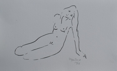 Nu féminin n° 60 印花与版画 标题为“Nu féminin n° 60” 由Paul Maulpoix, 原创艺术品, 丝网印刷