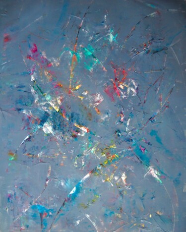 Peinture intitulée "Mikado" par Vinet-Larente, Œuvre d'art originale, Acrylique Monté sur Châssis en bois