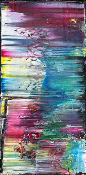 Coming Apart at the Seams Schilderij getiteld "Coming Apart at the…" door Preston M. Smith (PMS), Origineel Kunstwerk, Acryl