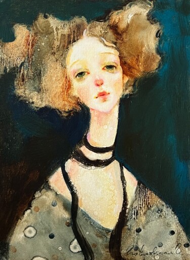 绘画 标题为“Bright soul” 由Isolde Pavlovskaya, 原创艺术品, 油 安装在纸板上