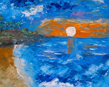 Original Oil Painting San Diego 绘画 标题为“Original Oil Painti…” 由Maryna Yasar, 原创艺术品, 油