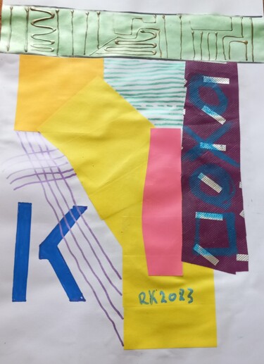 Collages titled "COL2" by Ronnie Kolner, Original Artwork, Collages