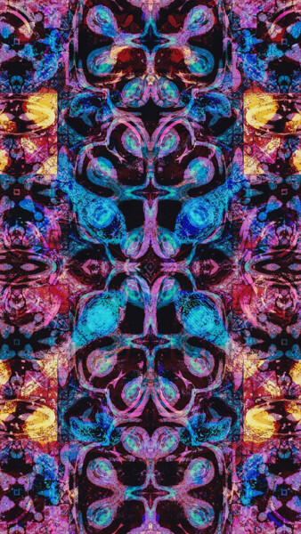 Grafika cyfrowa / sztuka generowana cyfrowo zatytułowany „ORGANIC OWLS” autorstwa Go.Rk.Art, Oryginalna praca, 2D praca cyfr…