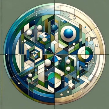 Digital Arts titled "Labyrinth of Perspe…" by Alberto Capitani, Original Artwork, AI generated image