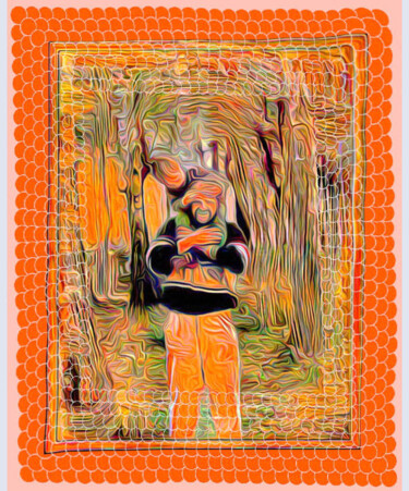 数字艺术 标题为“Дима и Леша  Dima a…” 由Дима Dima Вильмс Wilms (Рок-Живописец Rock-Painter), 原创艺术品, 操纵摄影