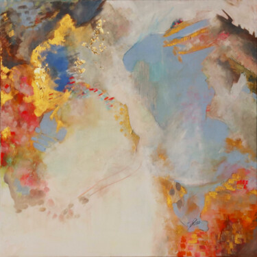 Painting titled ""HARMONIE" by Armelle Pruniaux, Original Artwork, Acrylic