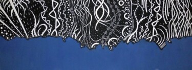 Pittura intitolato "The Diamond Sea #2" da Riccardo Capparella (Ticco), Opera d'arte originale, Acrilico