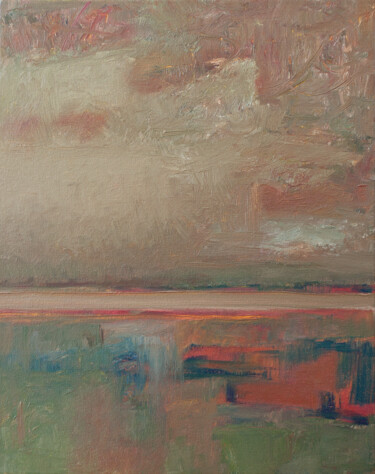 Painting titled "All The Elements" by Thomas Hjelm, Original Artwork, Oil Mounted on Wood Stretcher frame