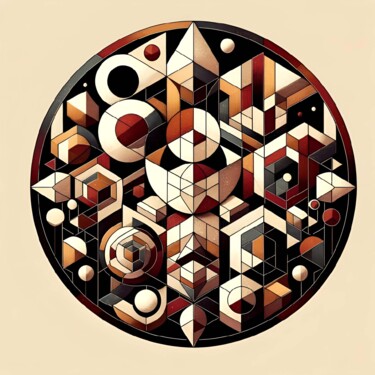 Digital Arts titled "Intarsia Illusion" by Alberto Capitani, Original Artwork, AI generated image