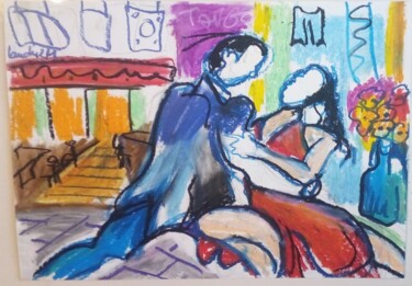 "Tango9" başlıklı Resim Laudu tarafından, Orijinal sanat, Pastel