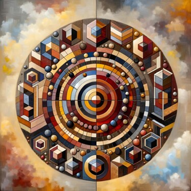 The Crucible of Elements Digital Arts titled "The Crucible of Ele…" by Alberto Capitani, Original Artwork, AI generated image
