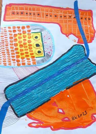 Collages titled "COL20" by Ronnie Kolner, Original Artwork, Collages