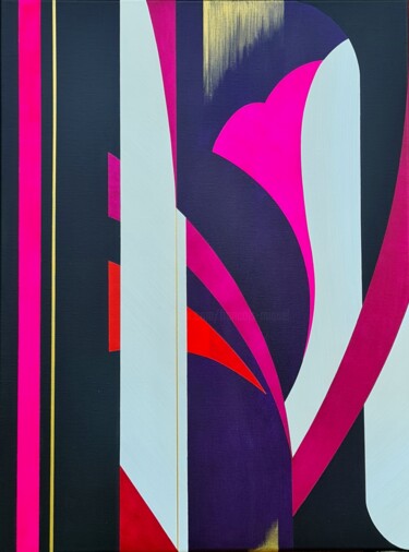 Peinture intitulée "Soliflore" par François Miquel, Œuvre d'art originale, Acrylique Monté sur Châssis en bois