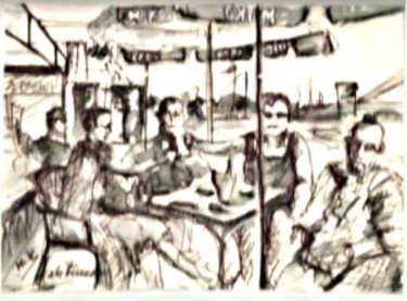 Peinture intitulée "DaOcoupage1.jpg" par Mile, Œuvre d'art originale