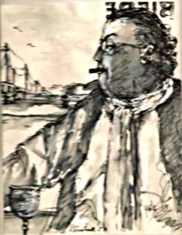 Peinture intitulée "DaOcoupage5.jpg" par Mile, Œuvre d'art originale