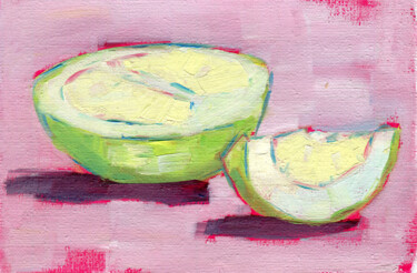 「Pomelo」というタイトルの絵画 Anja Rudkoによって, オリジナルのアートワーク, オイル