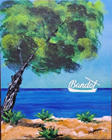 Peinture intitulée "Bandol" par Céline Liliane Heyberger, Œuvre d'art originale, Acrylique