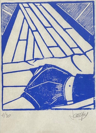 印花与版画 标题为“Été n°3 Gravure” 由Jacques Belin, 原创艺术品, 雕刻