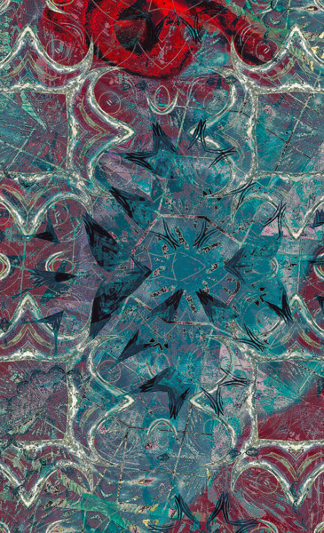 Grafika cyfrowa / sztuka generowana cyfrowo zatytułowany „RED EYE V.1” autorstwa Go.Rk.Art, Oryginalna praca, 2D praca cyfro…