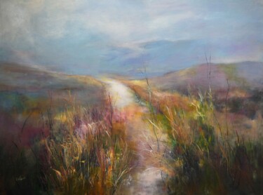 Walk On By Painting titled "Walk On By" by Kasia Kaldowski, Original Artwork, Acrylic Mounted on Wood Stretcher frame