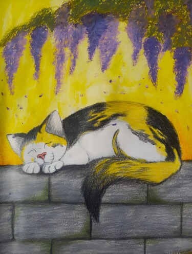 Drawing titled "Doce Soninho" by Emilly Betânia Sloczynski Jerke, Original Artwork, Pencil