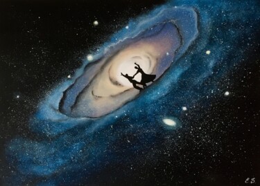 绘画 标题为“The Dancing with th…” 由Edita Sarukhanyan, 原创艺术品, 丙烯