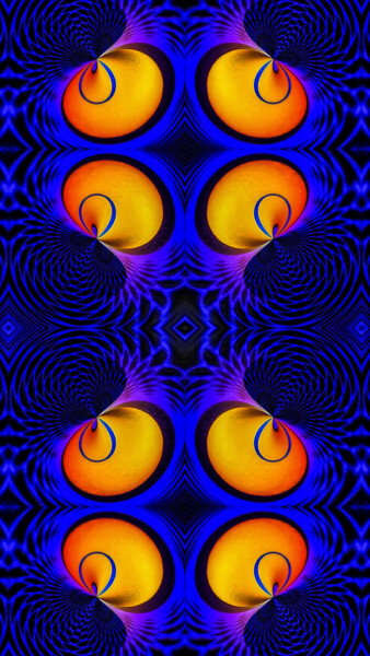 Grafika cyfrowa / sztuka generowana cyfrowo zatytułowany „LIGHTS OF LIFE 1” autorstwa Go.Rk.Art, Oryginalna praca, 2D praca…