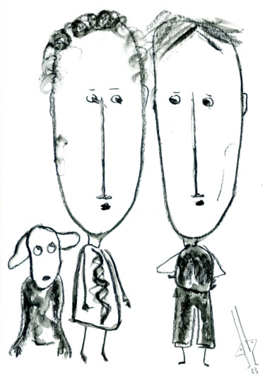 「178」というタイトルの描画 Anaïsbergによって, オリジナルのアートワーク, 水彩画